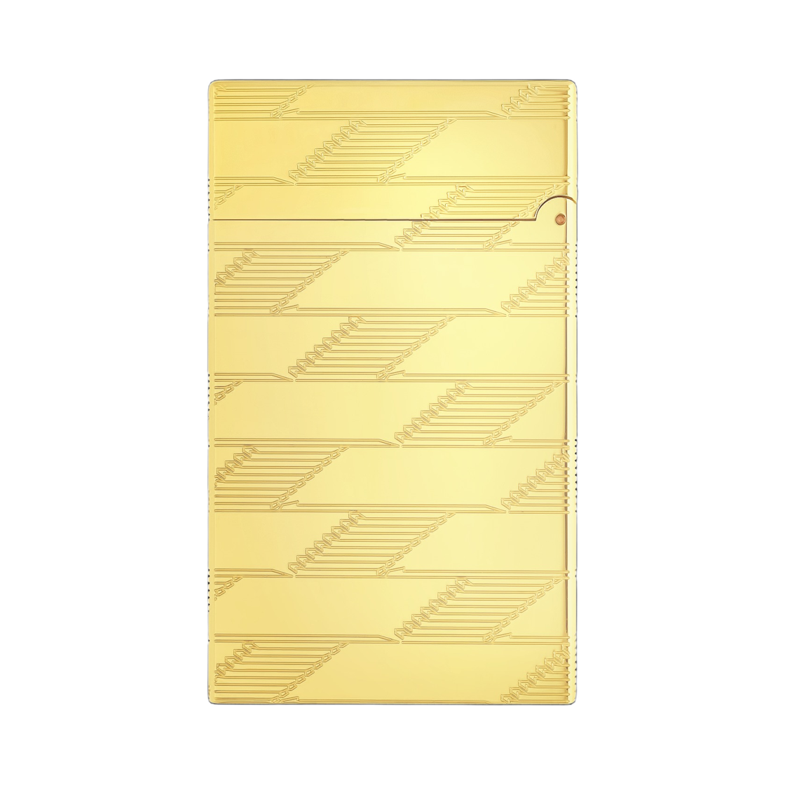 S.T. 듀퐁 르 그랜드 듀퐁 기로쉐 라이터 모노그램 1872 골드(S.T. Dupont Le Grand Dupont Guilloche Lighter Monogram 1872 Gold) - 2