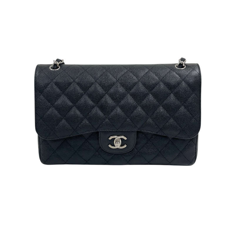 ITRLA8FHUOAJ Chanel A58600 Caviar Classic Large Shoulder Bag H00318