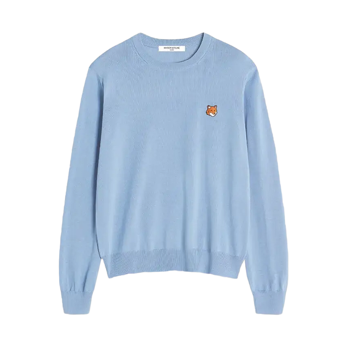 PM00801KT1181 0331 [25% 쿠폰] Maison Kitsune Fox Head Merino Regular Jumper Powder Blue