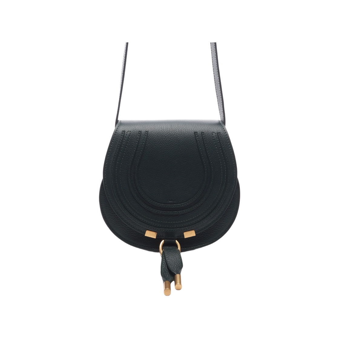 CHC22AS680I31 3I9 24F [25% 쿠폰] Chloe Marcie Small Saddle Bag Green