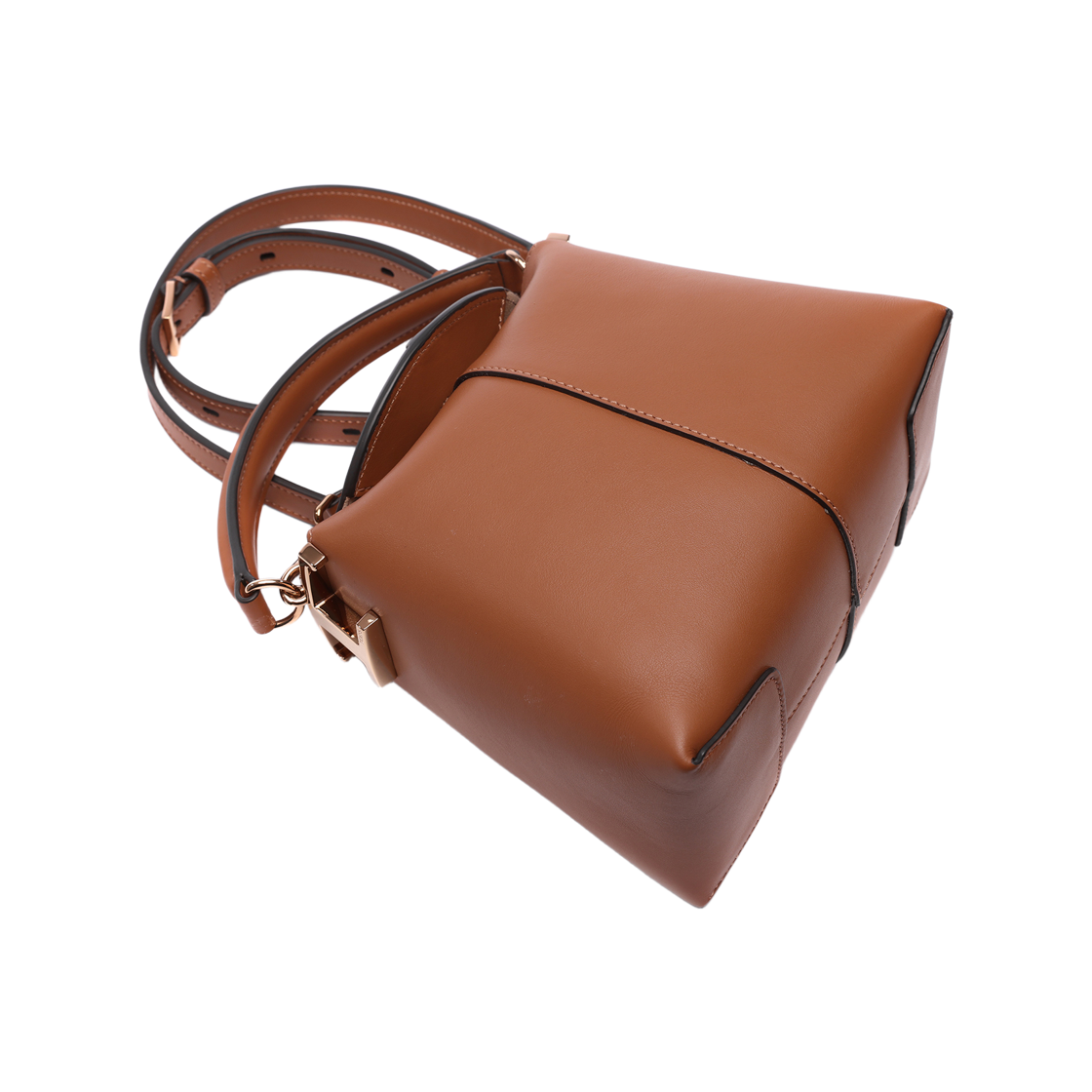 [25% 쿠폰] 토즈 T 케이스 레더 메신저 토트백 마이크로 브라운([25% 쿠폰] Tod's T Case Messenger Tote Bag in Leather Micro Brown) - 5