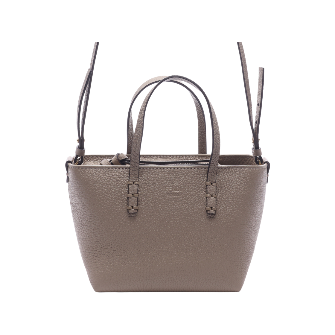 [25% 쿠폰] 펜디 롤 FF 셔닐 미니백 베이지([25% 쿠폰] Fendi Roll FF Chenille Mini Bag Beige) - 2