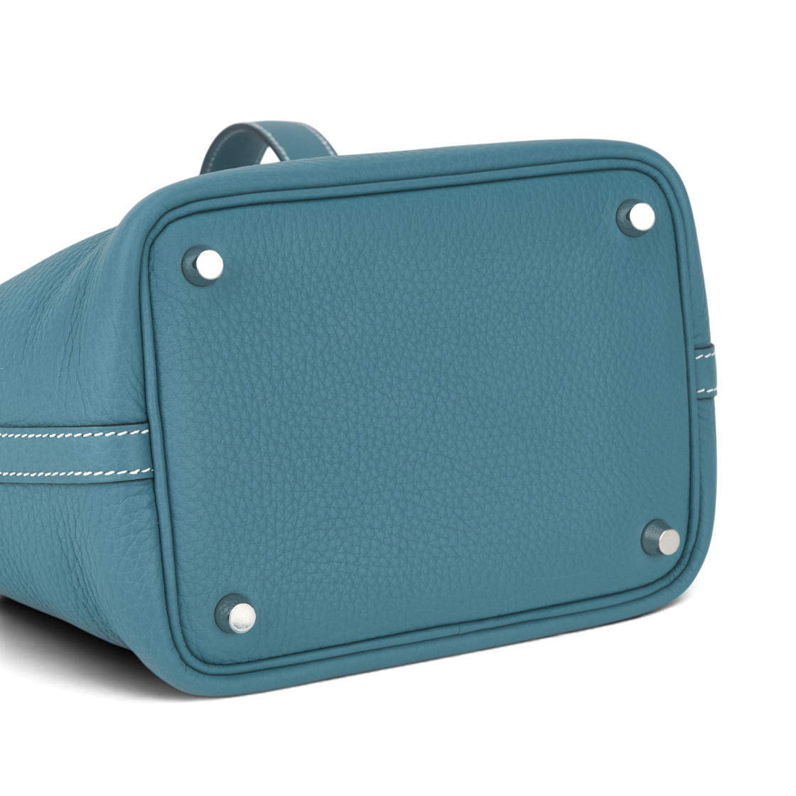에르메스 피코탄 락 18 백 클레망스 & 팔라듐 하드웨어 뉴 블루 진(Hermes Picotin Lock 18 Bag Clemence & Palladium New Bleu Jean) - 4