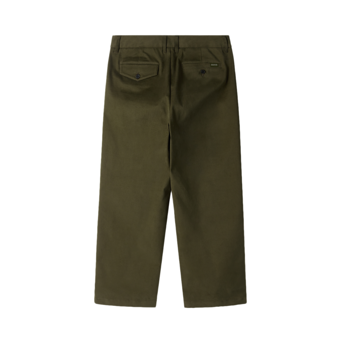 브롬톤 런던 브러시드 투 턱 트라우저 다크 카키(BROMPTON LONDON Brushed Two Tuck Trousers D Khaki) - 2