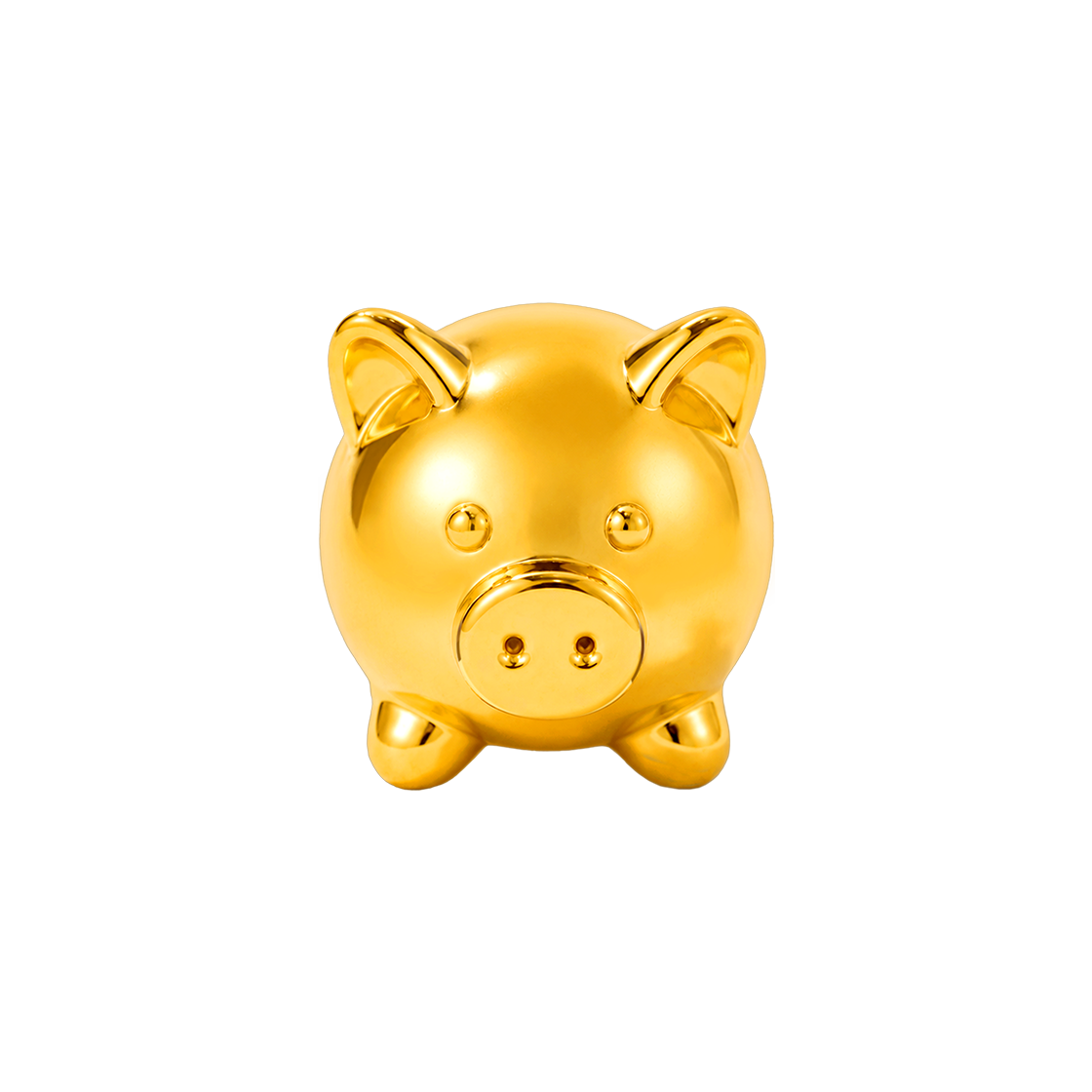 골드팡 24k 순금 통통황금복돼지 금테크 오브제 + 유리병증정(GOLDPANG 24K Gold Lucky Pig Object + Glass Bottle)