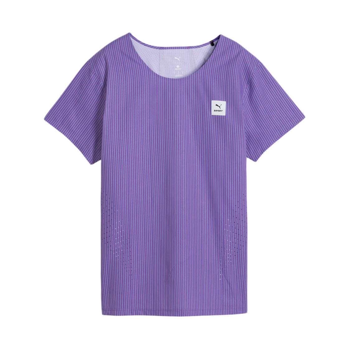 529018-99 (W) Puma x Saysky Ultraweave T-Shirt Purple Stripe