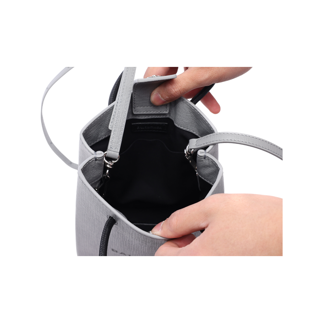 [25% 쿠폰] 발렌시아가 라지 쇼핑백 폰 홀더 그레이([25% 쿠폰] Balenciaga Large Shopping Bag Phone Holder Grey) - 6