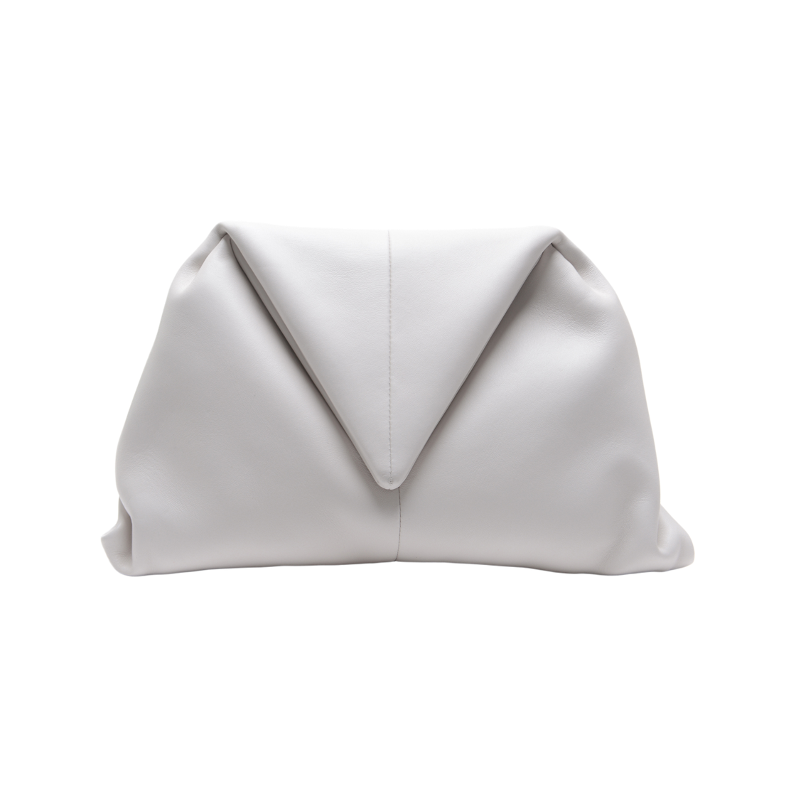 622712_VCP30_9007_20S [25% 쿠폰] Bottega Veneta Triangle Clutch Ice