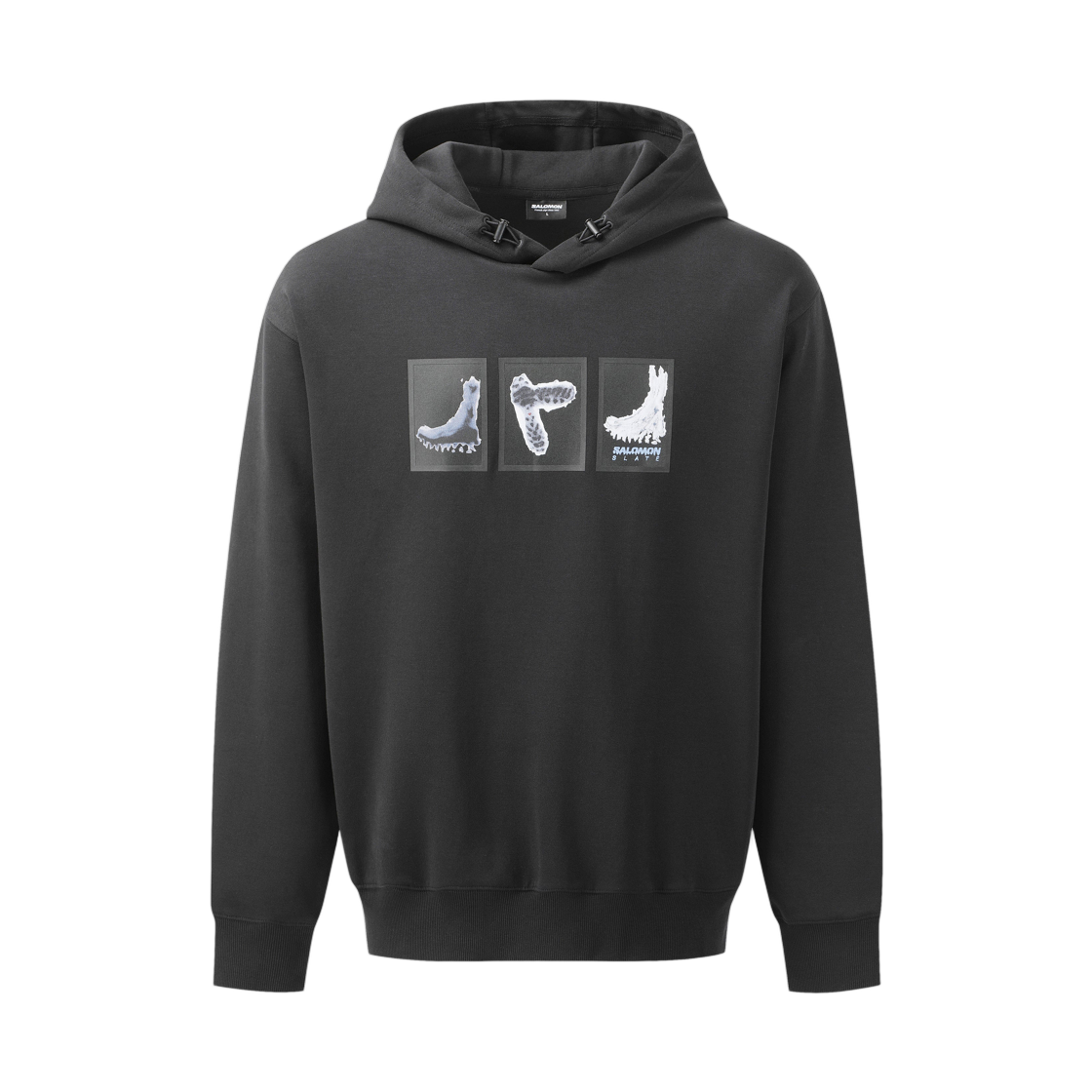 LD0377900 Salomon UNI Slate Frostride Hoodie Black