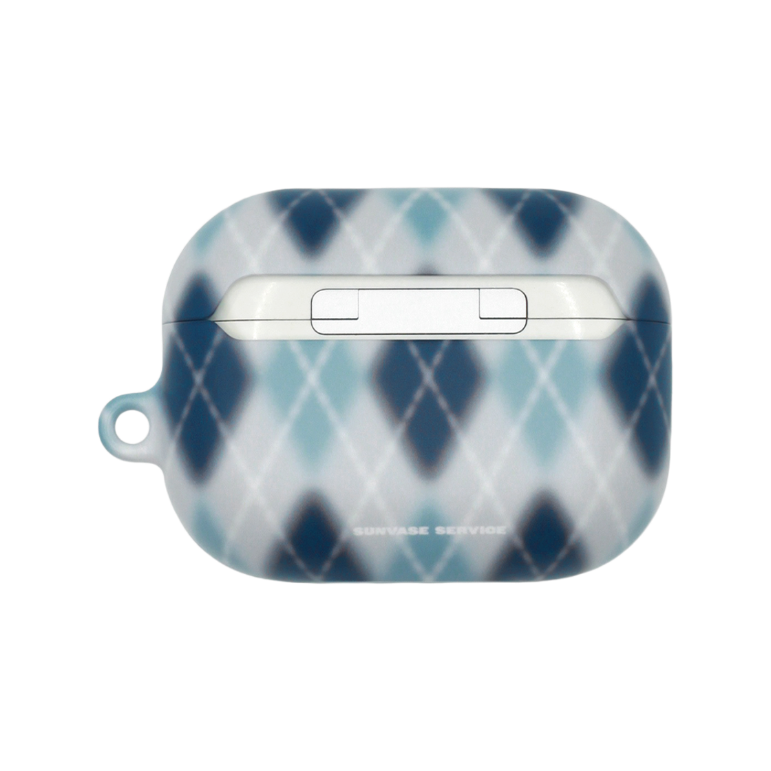 선베이스서비스 아가일 블러 케이스 미스티 블루 (에어팟)(sunvase service ARGYLE BLUR CASE_MISTY BLUE (airpods)) - 2