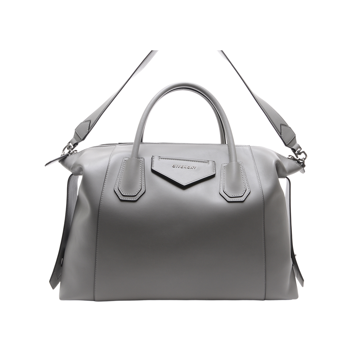 BB50F2B0WD_051_20F [25% 쿠폰] Givenchy Antigona Soft Medium Tote Bag Grey
