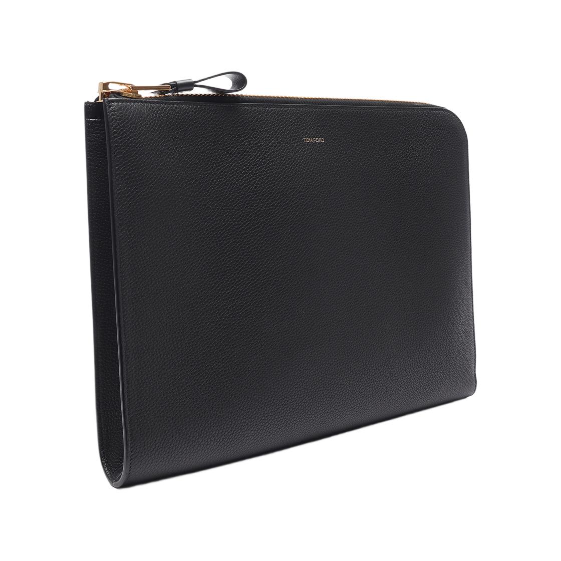 [25% 쿠폰] 톰포드 소프트 그레인 레더 집 포트폴리오 블랙([25% 쿠폰] Tom Ford Soft Grain Leather Zip Portfolio Black) - 3