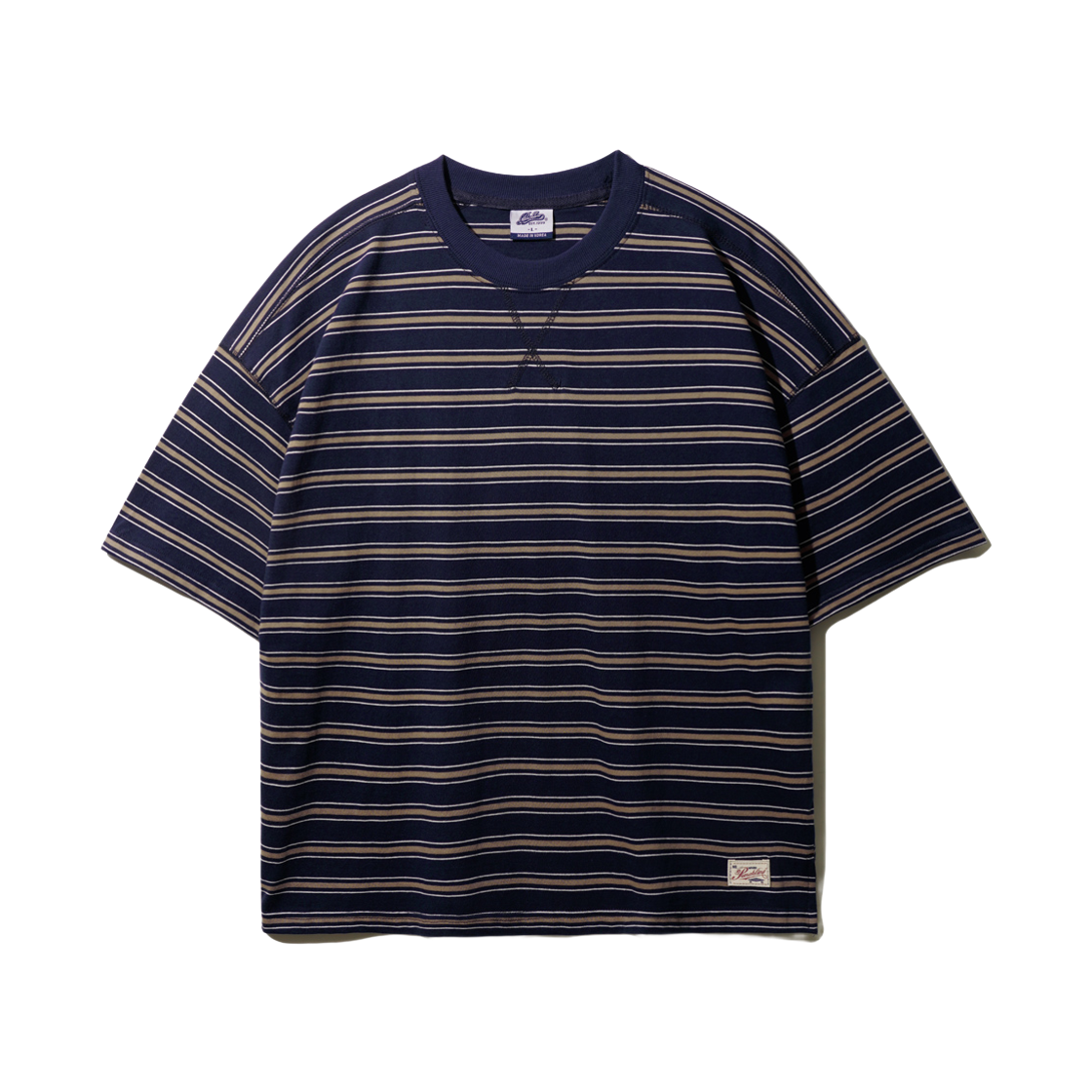 펀치라인 로이 스트라이프 반팔 다크네이비 ISST9199(PUNCHLINE Loy Stripe Short Sleeve Darknavy ISST9199)