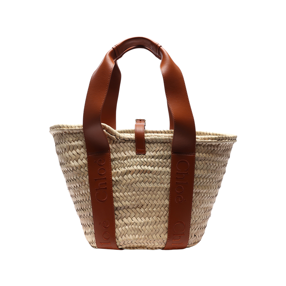 [25% 쿠폰] 끌로에 센스 미디움 베스킷 카라멜([25% 쿠폰] Chloe Sense Medium Basket Caramel) - 4