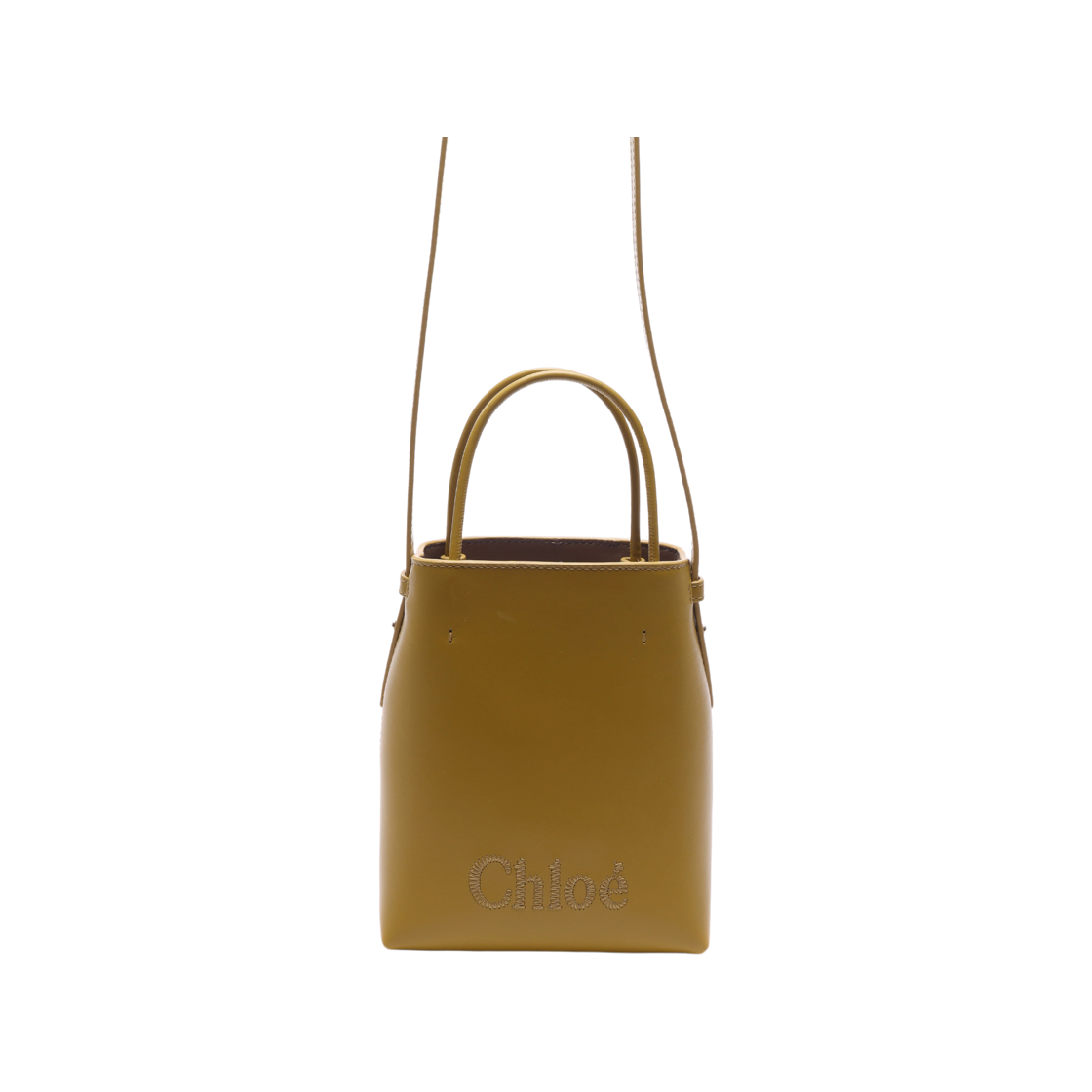 [25% 쿠폰] 끌로에 센스 마이크로 토트백 다크 옐로우([25% 쿠폰] Chloe Sense Micro Tote Bag Dark Yellow) - 2