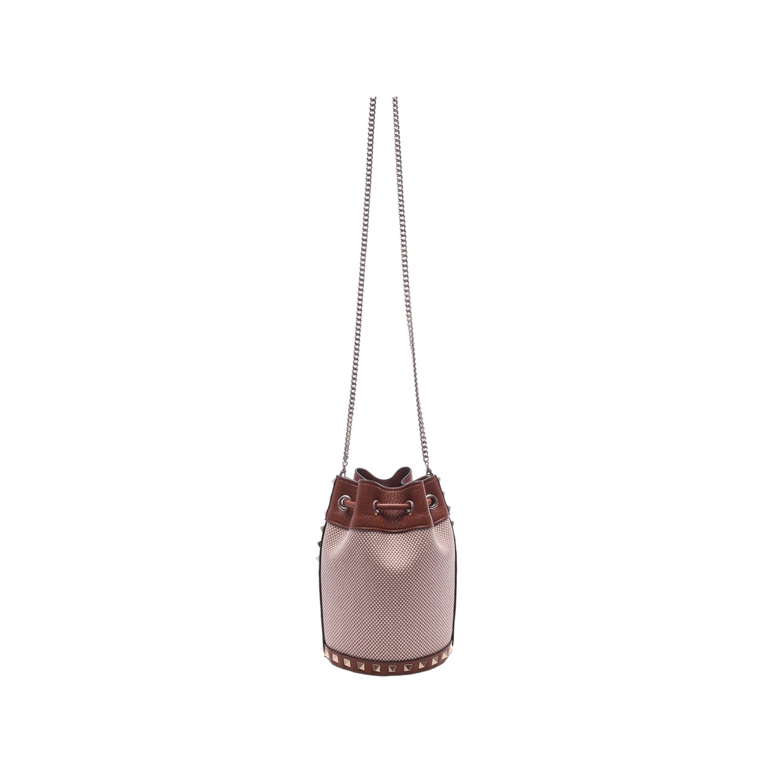 [25% 쿠폰] 발렌티노 락스터드 버킷백 브라운([25% 쿠폰] Valentino Rockstud Bucket Bag Brown) - 4