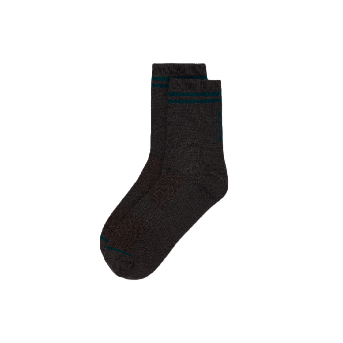 P255ASO110082 BROMPTON LONDON Aqua X Socks D Brown