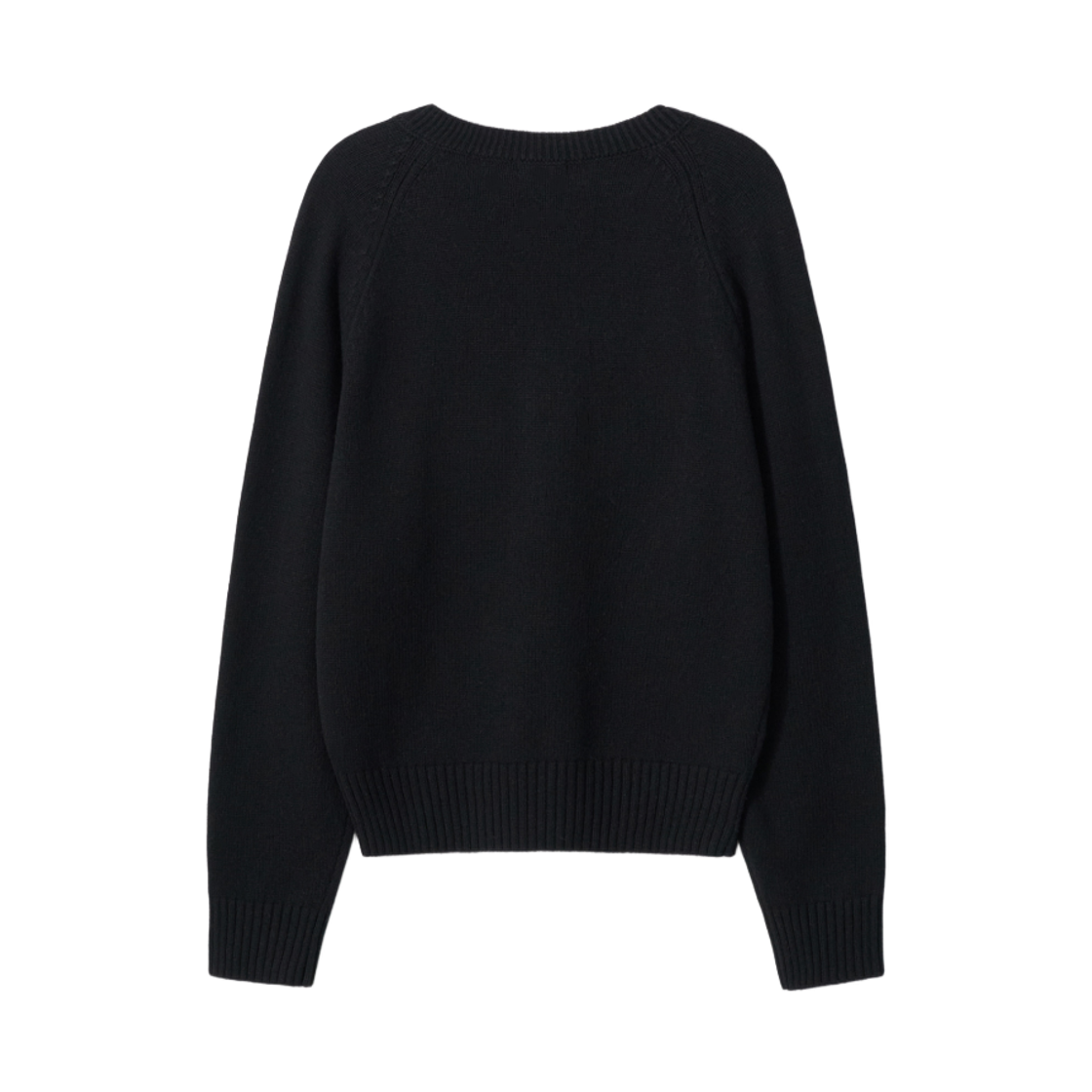 아비에무아 뉴 브이넥 울 캐시미어 스웨터 블랙(Aviemuah New V-Neck Wool Cashmere Sweater Black) - 2