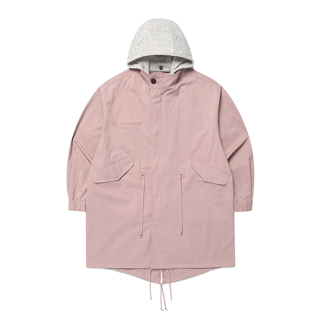 카비시 체크 후드 피쉬테일 자켓 핑크(CAVISH Check Hooded Fishtail Jacket Pink) - 1