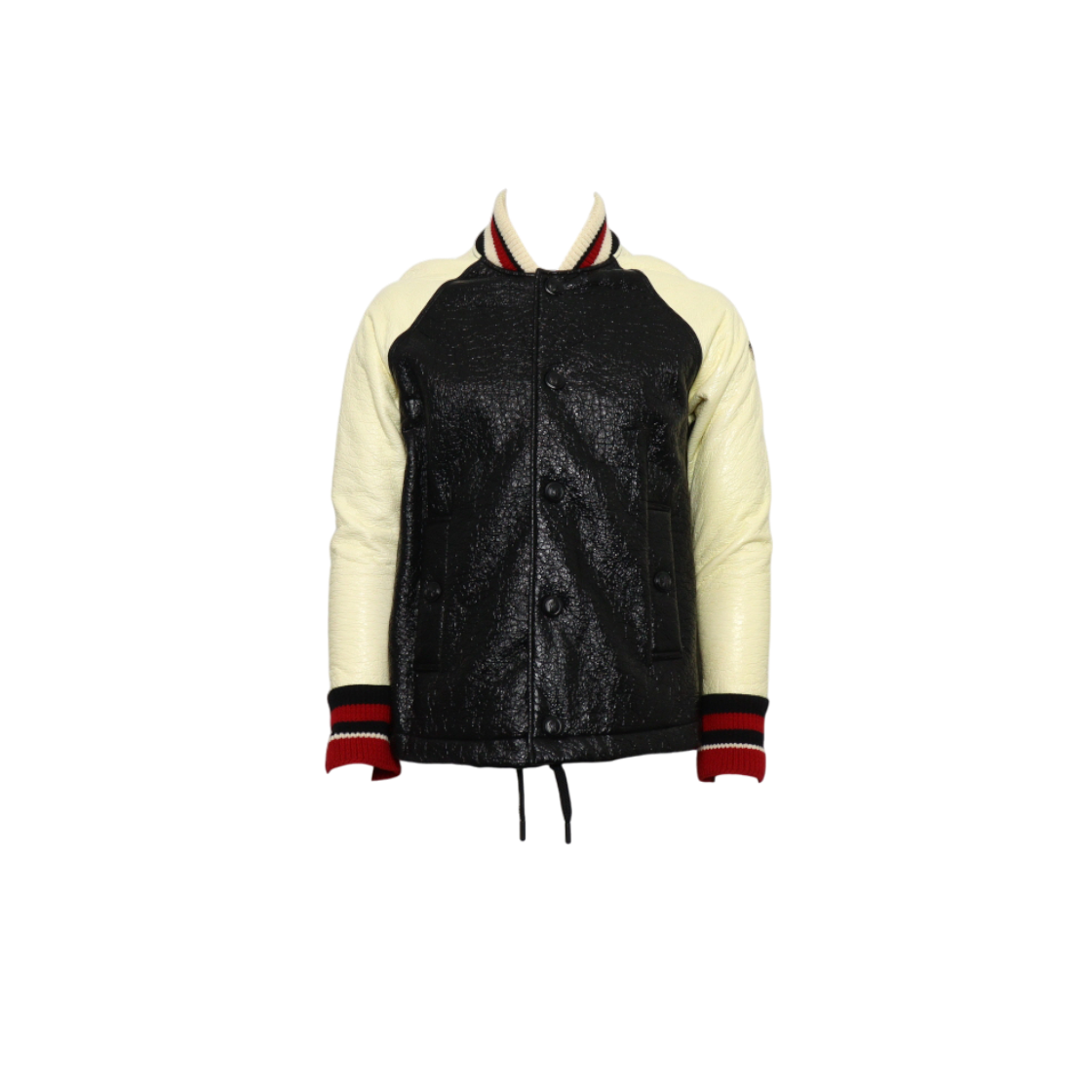 ITNE7MEC3WUE Moncler Maglia Cardigan Multi Color Blend Varsity Jacket