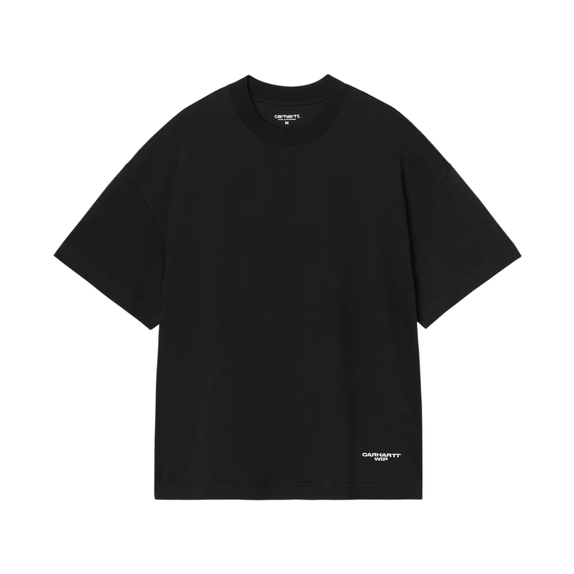 I037112-0D2-XX Carhartt WIP S/S Magazine Script T-Shirt Black White