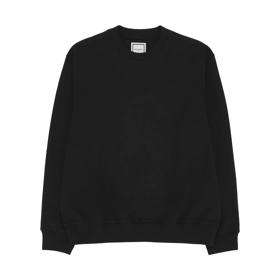 Wooyoungmi Wooyoungmi Embroidered Label Sweatshirt Black - 25FW · 46