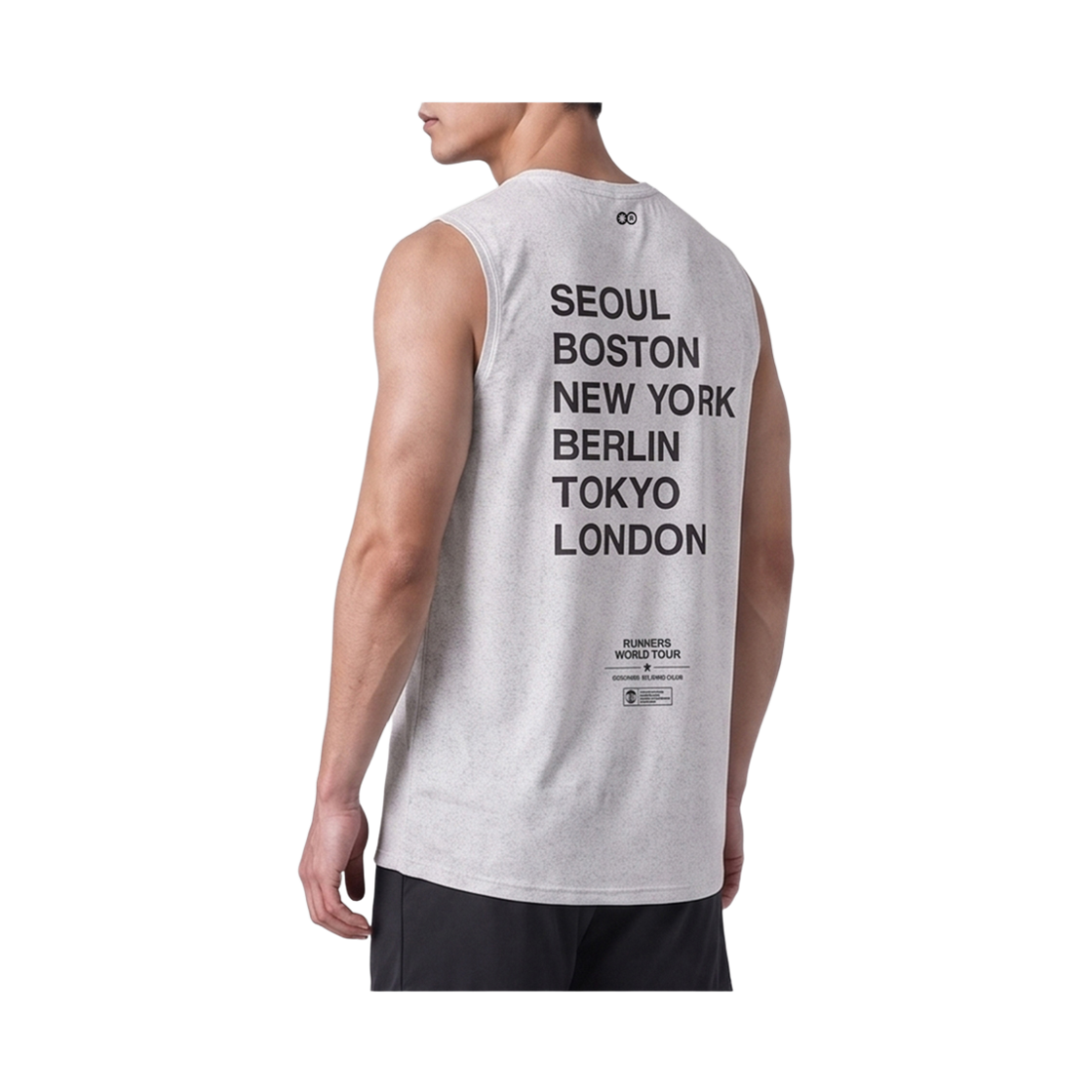 리액티파이 시티런 그래픽 러닝 탱크 아이보리(REACTIFY City Run Graphic Running Tank Ivory) - 4
