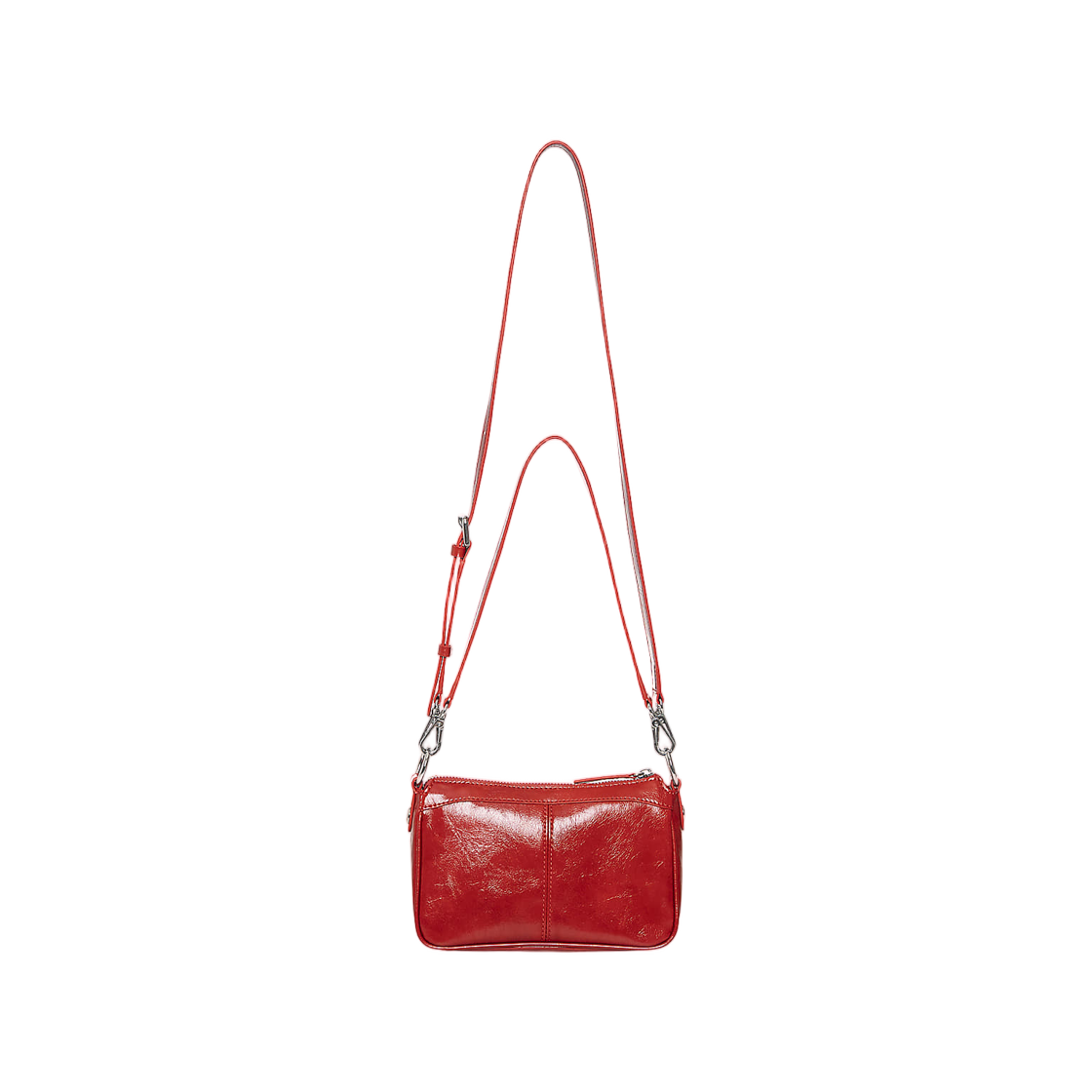 마뗑킴 바이커 투 웨이 미니 백 레드(Matin Kim Biker Two Way Mini Bag In Red) - 3