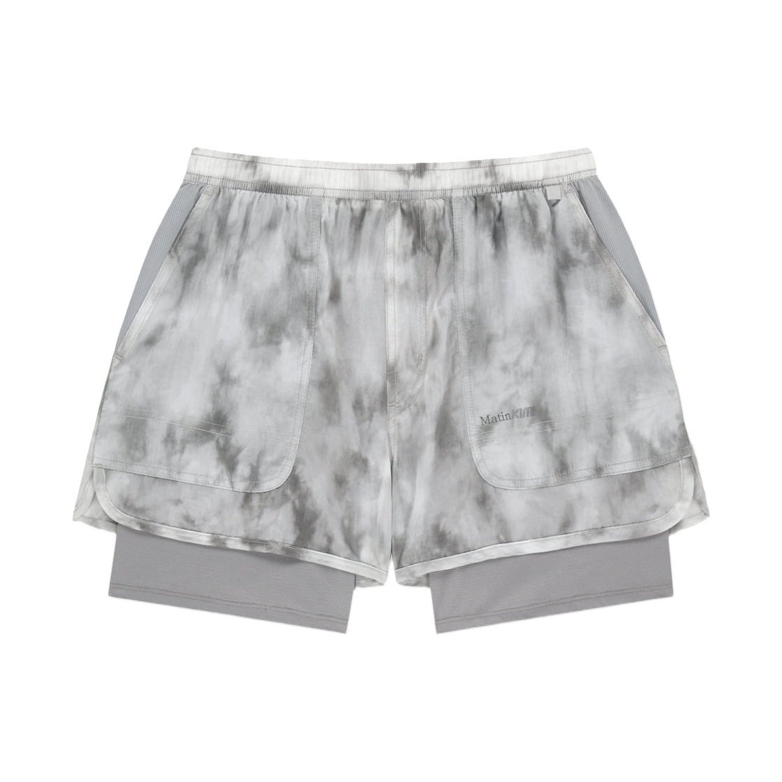 MK2677PT201MLG (W) Matin Kim Pace Motion Shorts In Light Grey