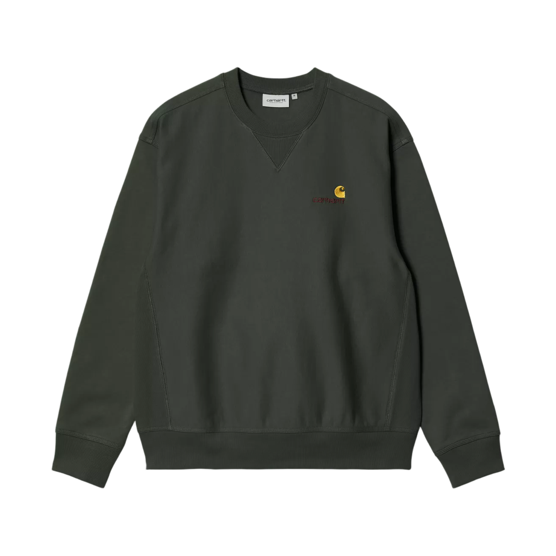 I025475-3T6-XX Carhartt WIP American Script Sweatshirt Raven