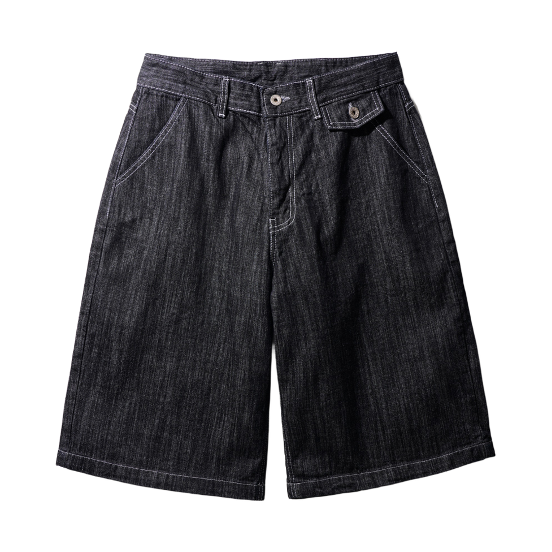 NSSP2621_indigo_29 JEMUT Dobby Slub Bermuda Pants Indigo NSSP2621