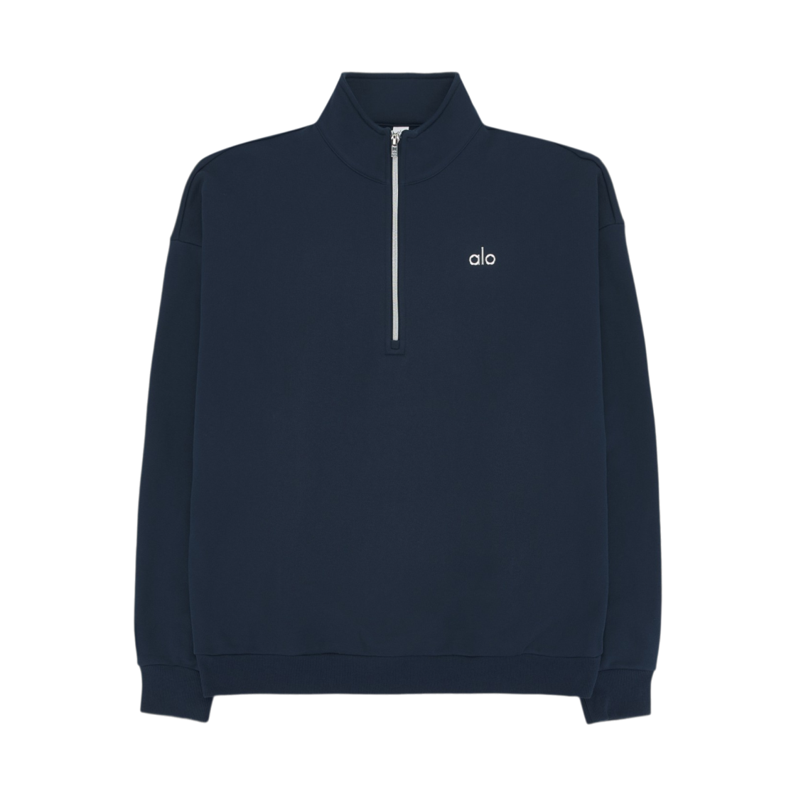 U3040RG Alo Yoga Accolade 1/4 Zip Pullover Navy