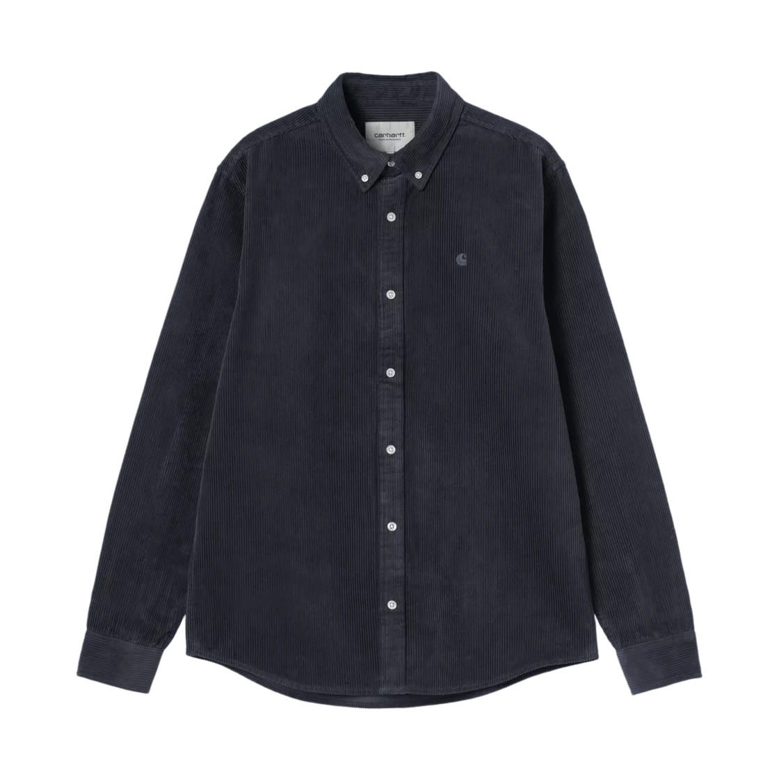 I029958-1C-XX Carhartt WIP L/S Madison Cord Shirt Dark Navy