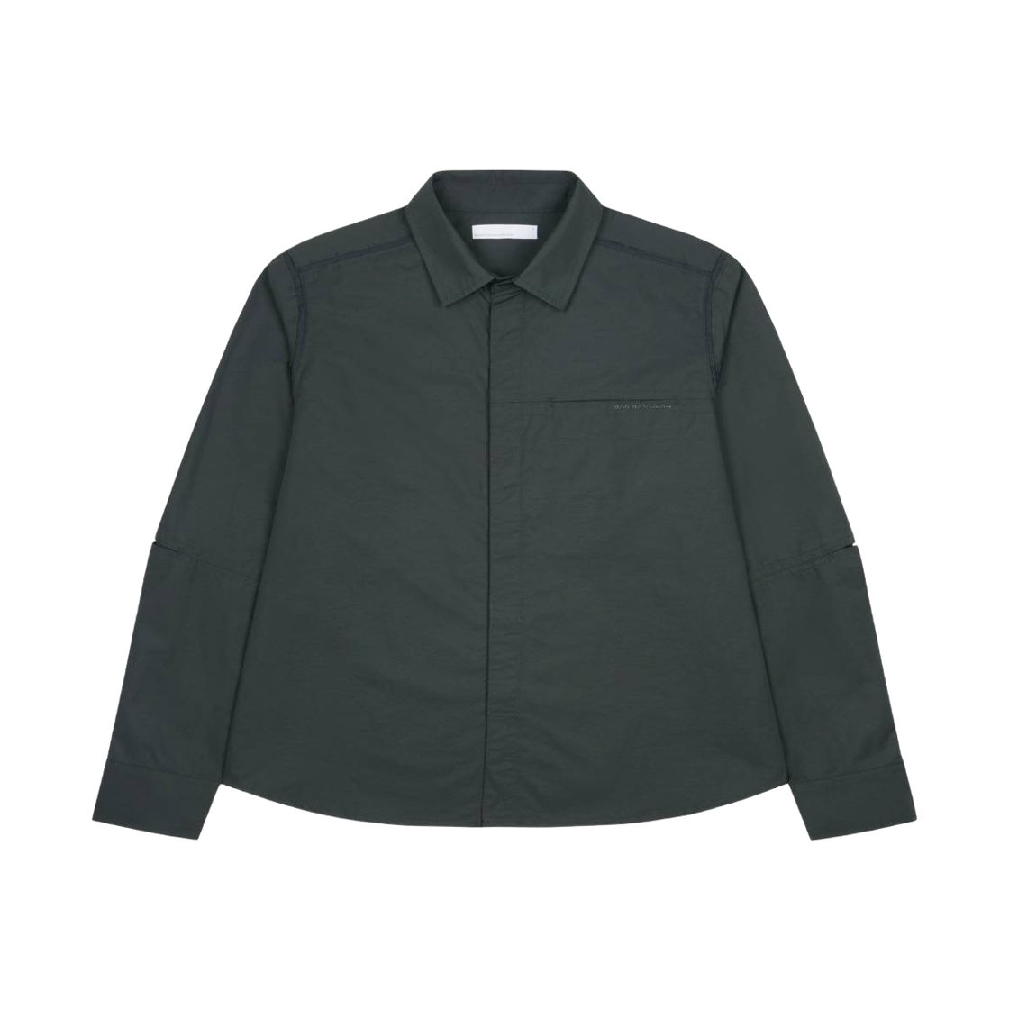 SG26FWTOLT001 Sansan Gear Paneled Shirt Charcoal