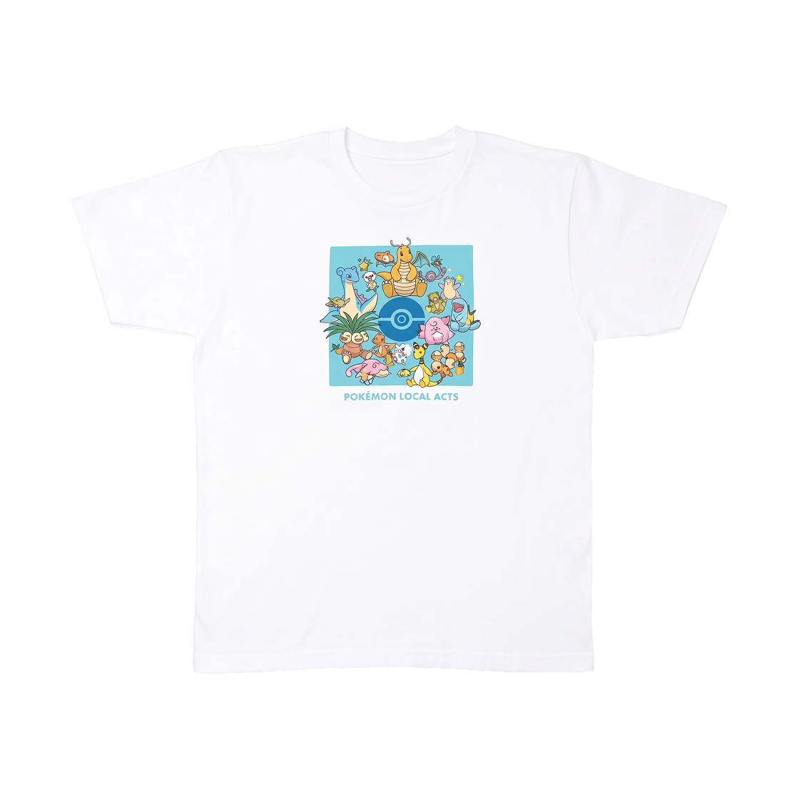 포켓몬 로컬 액츠 물산전 미에현 오리지널 컬러 티셔츠 화이트(Pokemon Local Acts Product Fair Mie Prefecture Original Color T-Shirt White)