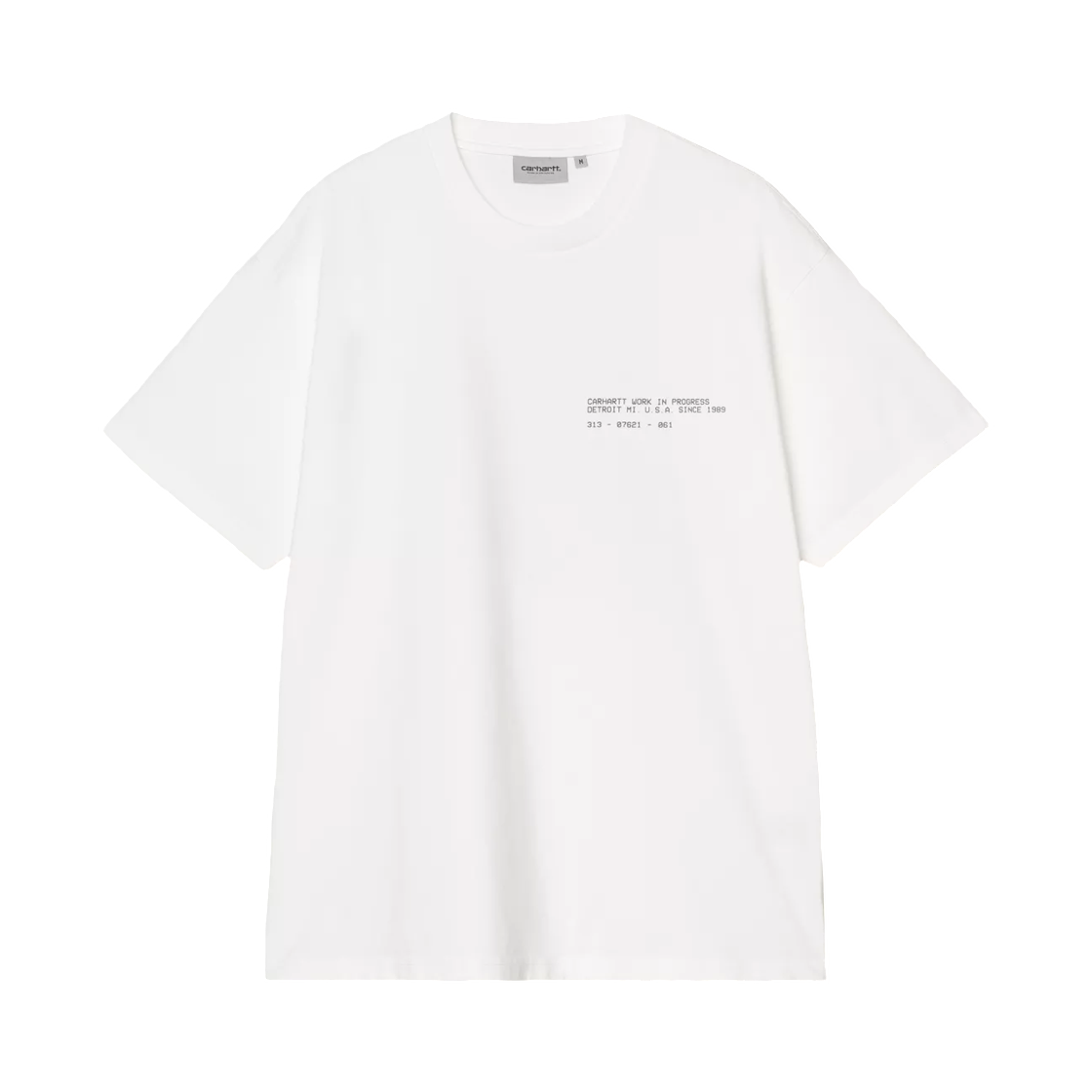 I037227-02-XX Carhartt WIP S/S Feather Progress T-Shirt White