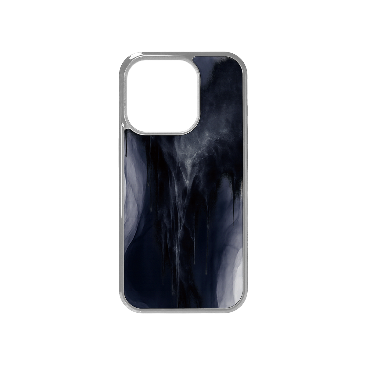 속담 우울 실버 범퍼 폰케이스 (glass/magsafe)(SOKDAM DEPRESSION silver bumper case (glass/magsafe))