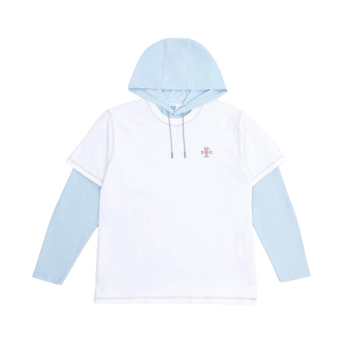 - Silica Gel Syn The Size Layered Top Light Blue White