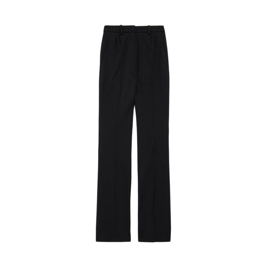 A009O9TJT211000 (W) Balenciaga High Waist Slim Pants Black