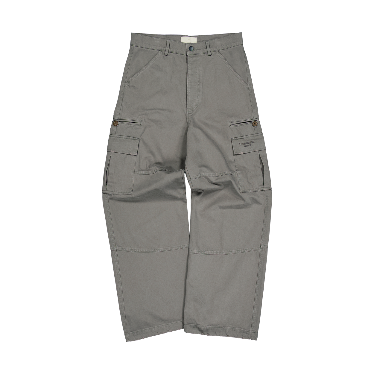 언더마이카 무.196 클래식 로고 모노 아크 카고 팬츠 빈티지 샌드(Undermycar Mu.196 Classic Logo Mono Arc Cargo Pants Vintage Sand) - 1