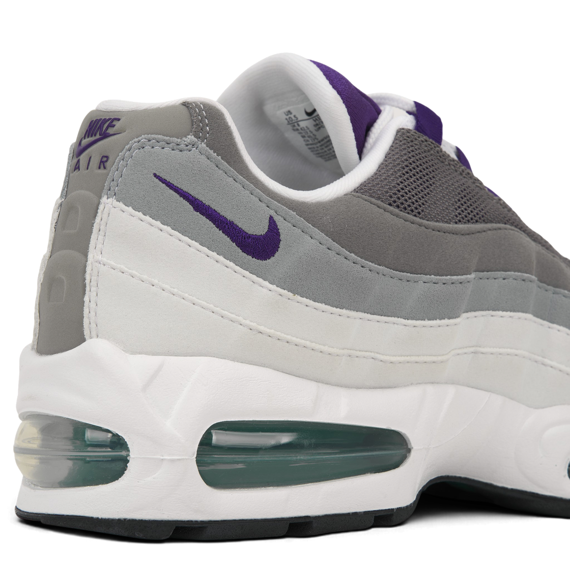 (W) 나이키 에어맥스 95 화이트 에메랄드 그린((W) Nike Air Max 95 White Emerald Green) - 8