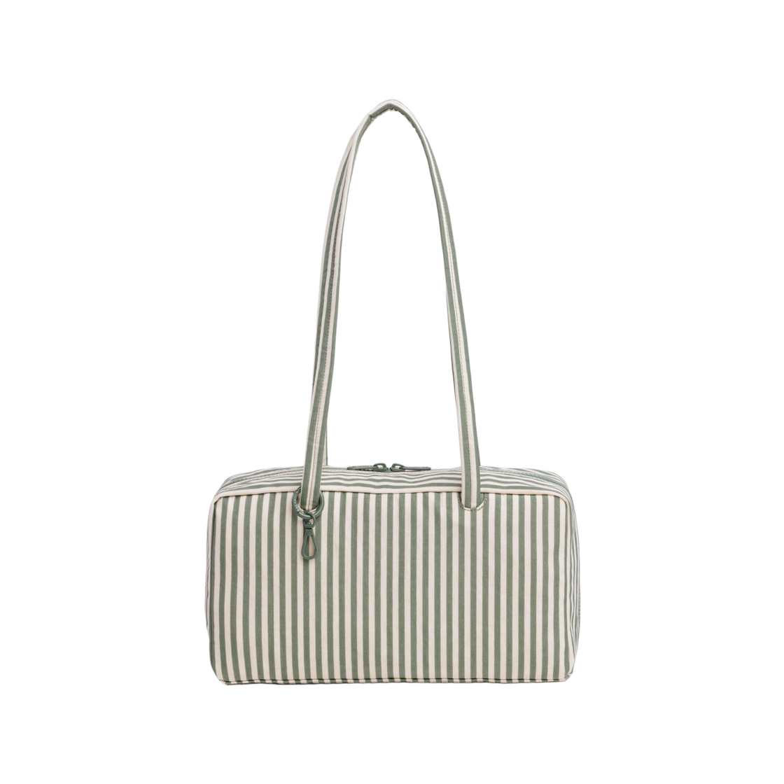 바쿠 나일론 보울러 백 세이지 스트라이프(Baggu Nylon Bowler Bag Sage Stripe)