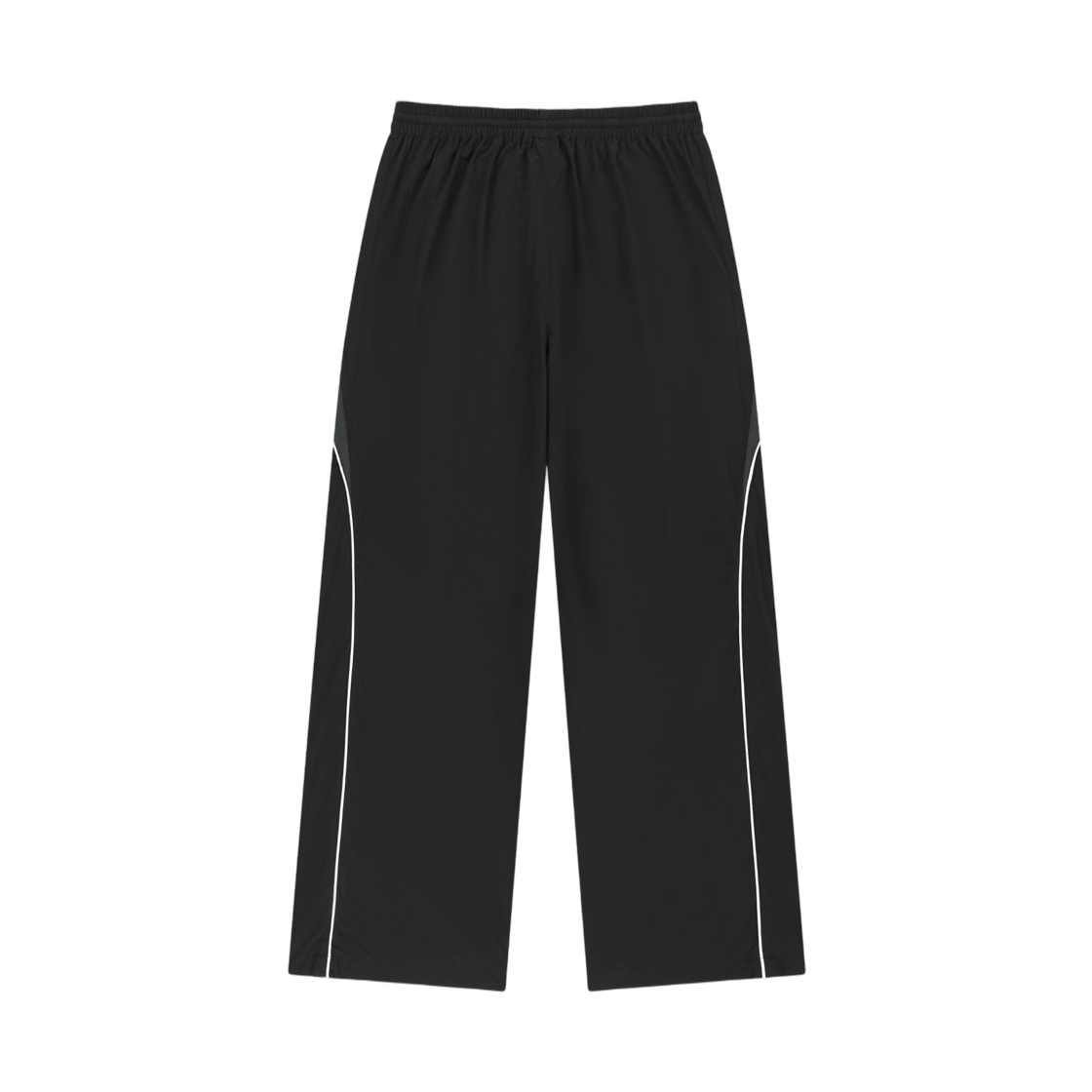 마뗑킴 토날 콘트라스트 트랙 팬츠 블랙(Matin Kim Tonal Contrast Track Pants In Black) - 2