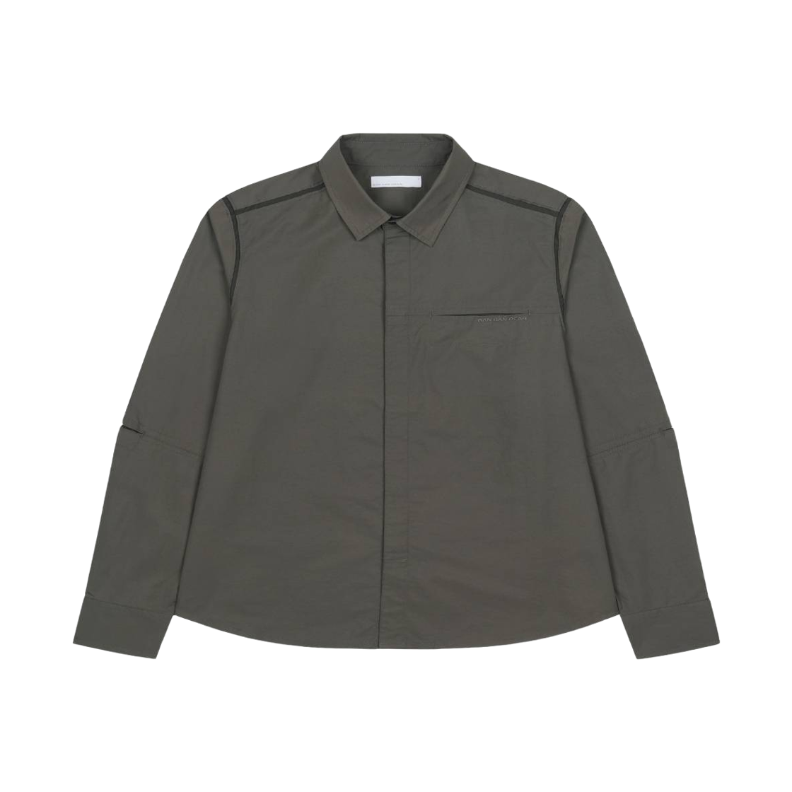 SG26FWTOLT001 Sansan Gear Paneled Shirt Brown