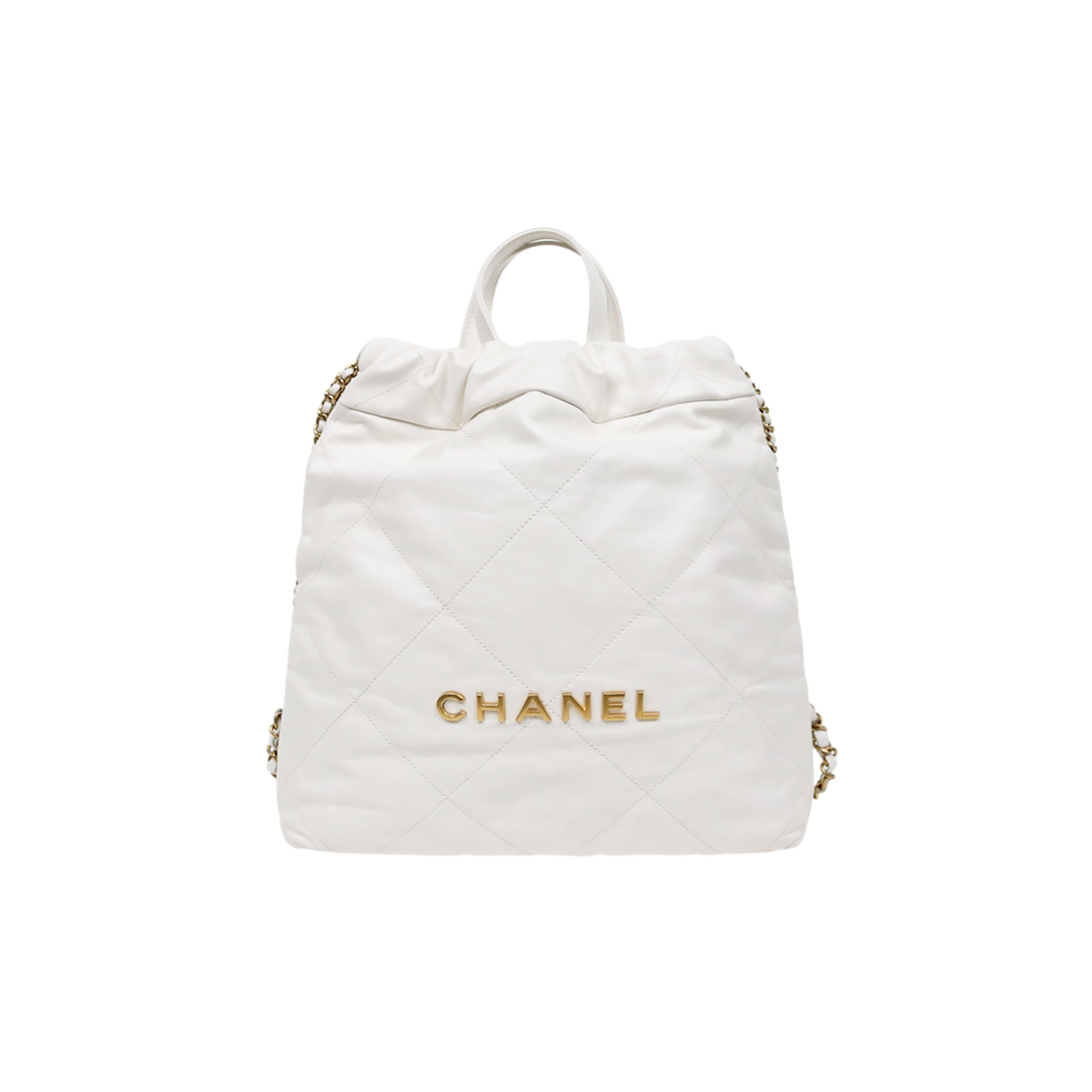 ITMQ6FHBMBUT Chanel White 22 Backpack D-A66557