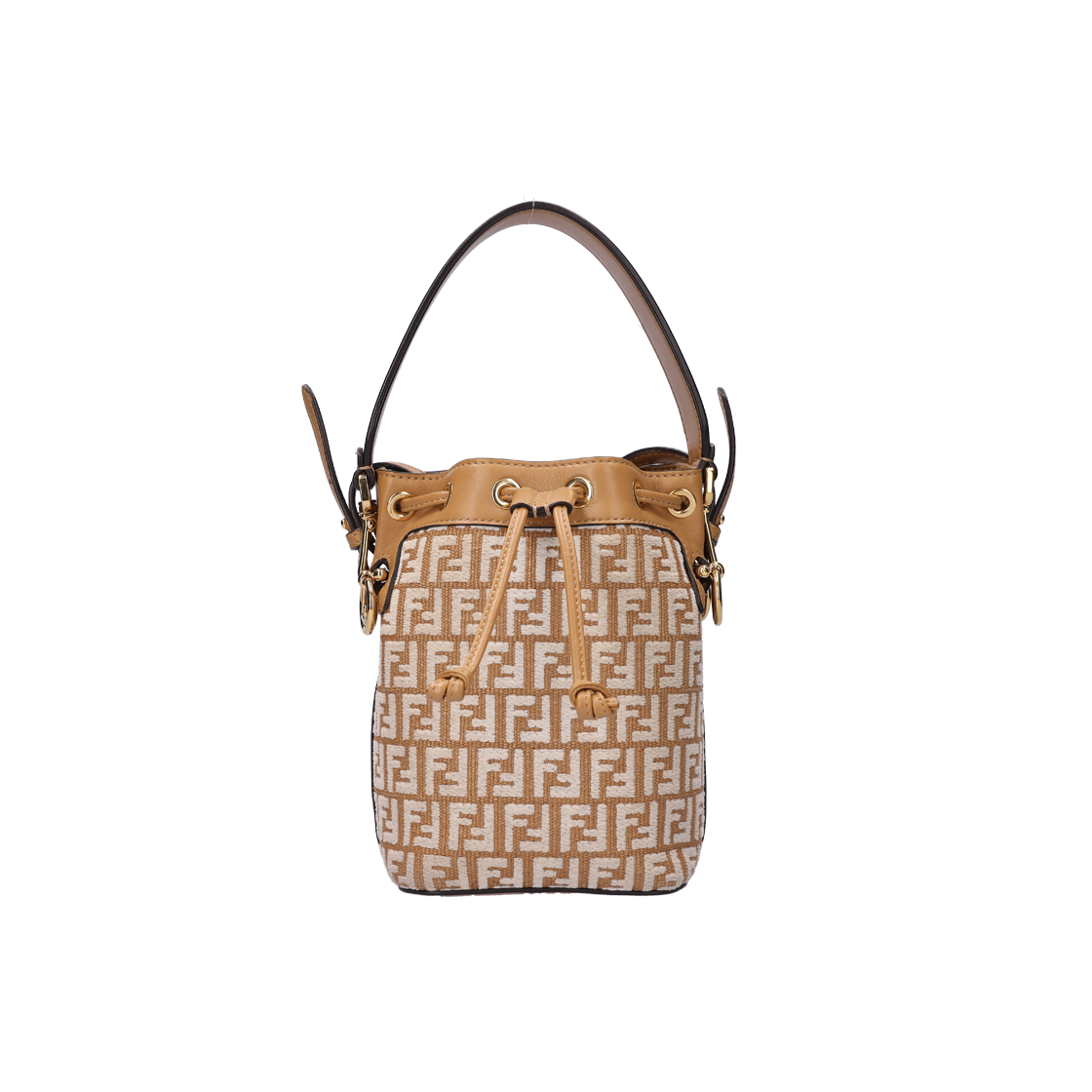 ITEV4IKLFRJU Fendi Montrezzo FF Mini Bag Brown