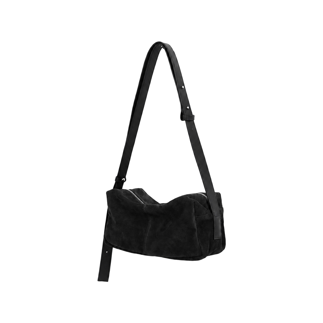 마지언타이틀 스웨이드 덴트백 블랙(MAZIUNTITLED Suede Dent Bag Black) - 1
