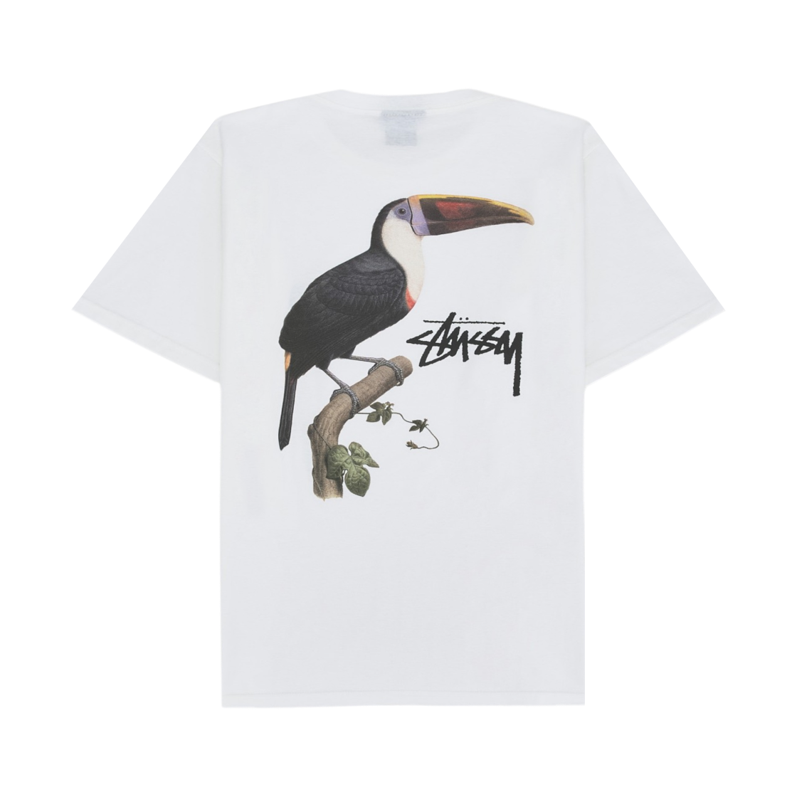 1905069 Stussy Toucan T-Shirt White