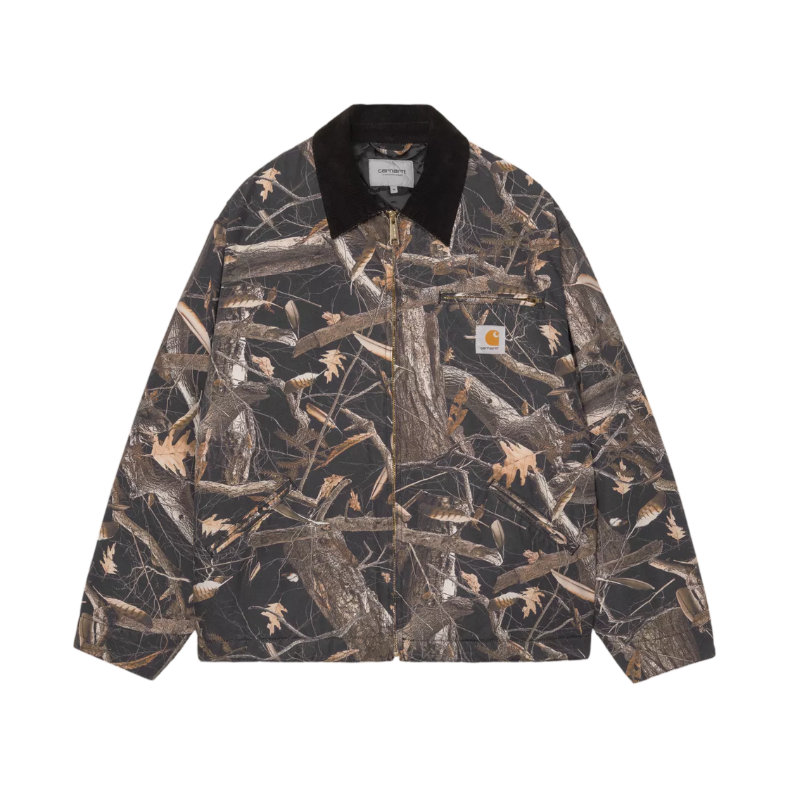 I035614-3X8-60 Carhartt WIP OG Detroit Jacket Camo Feather Tree Black