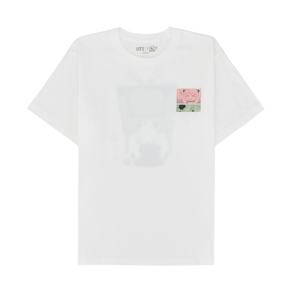 489653-00 Uniqlo UT Shueisha 100th Anniversary SPYxFAMILY T-Shirt White
